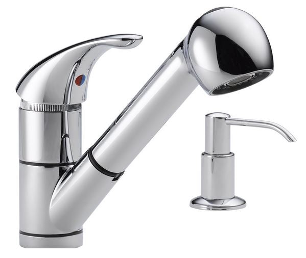 Peerless P18550LF-SD Single Handle Kitchen Pull-Out Faucet