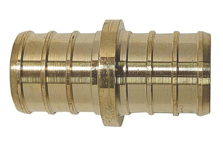 Apollo Valves APXC3434 PEX Coupling Brass Crimp Fittings, 3/4"
