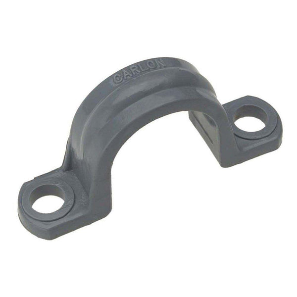 Carlon E977GC-CTN Two Holes Non-Metallic Conduit Clamps, 1-1/4", Gray