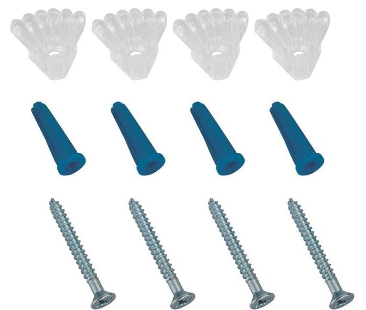 Mintcraft  PH-1211433L Mirror Holder, 1/8", Plastic