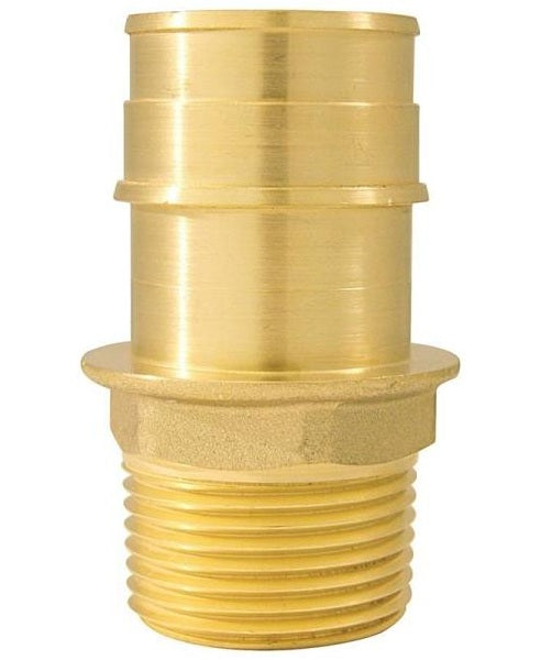 Apollo EPXMA134 Male Pipe Adapter, Brass, 1" x 3/4"