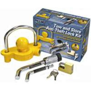 Reese Towpower 7014700 Tow 'N Store Anti-Theft Lock Kit, Steel