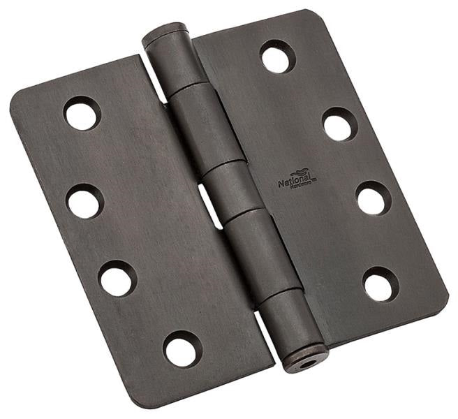 National Hardware N236-144 Standard Weight Template Hinge, Steel, Oil Rubbed Bronze