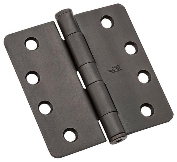 National Hardware N236-144 Standard Weight Template Hinge, Steel, Oil Rubbed Bronze