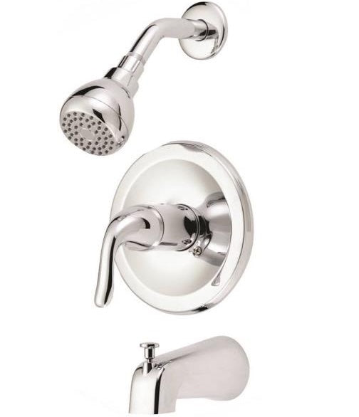 Boston Harbor TQ-F1214517CP Single Handle Tub And Shower Faucets, Chrome