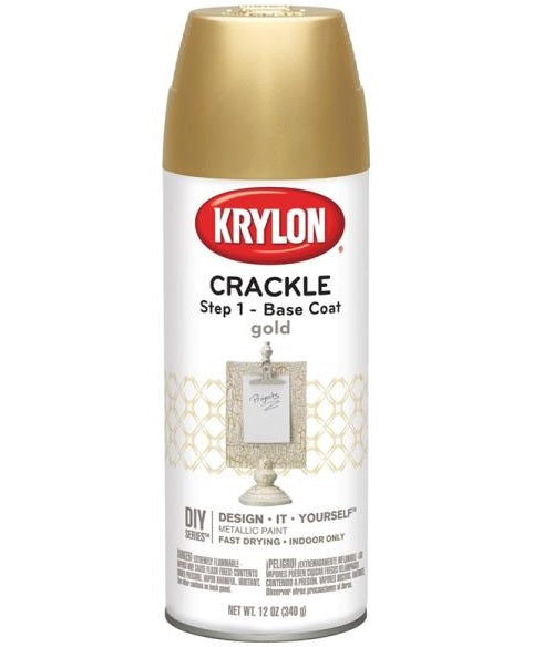 Krylon K08410007 Crackle Spray Base Coat, 12 Oz