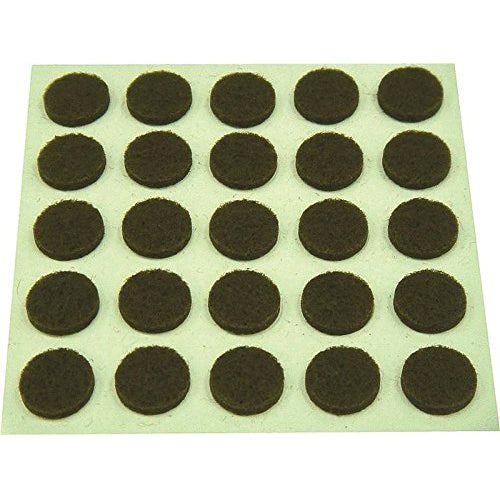 Prosource FE-S302-PS Heavy Duty Protective Felt Pads, Brown, 3/8"