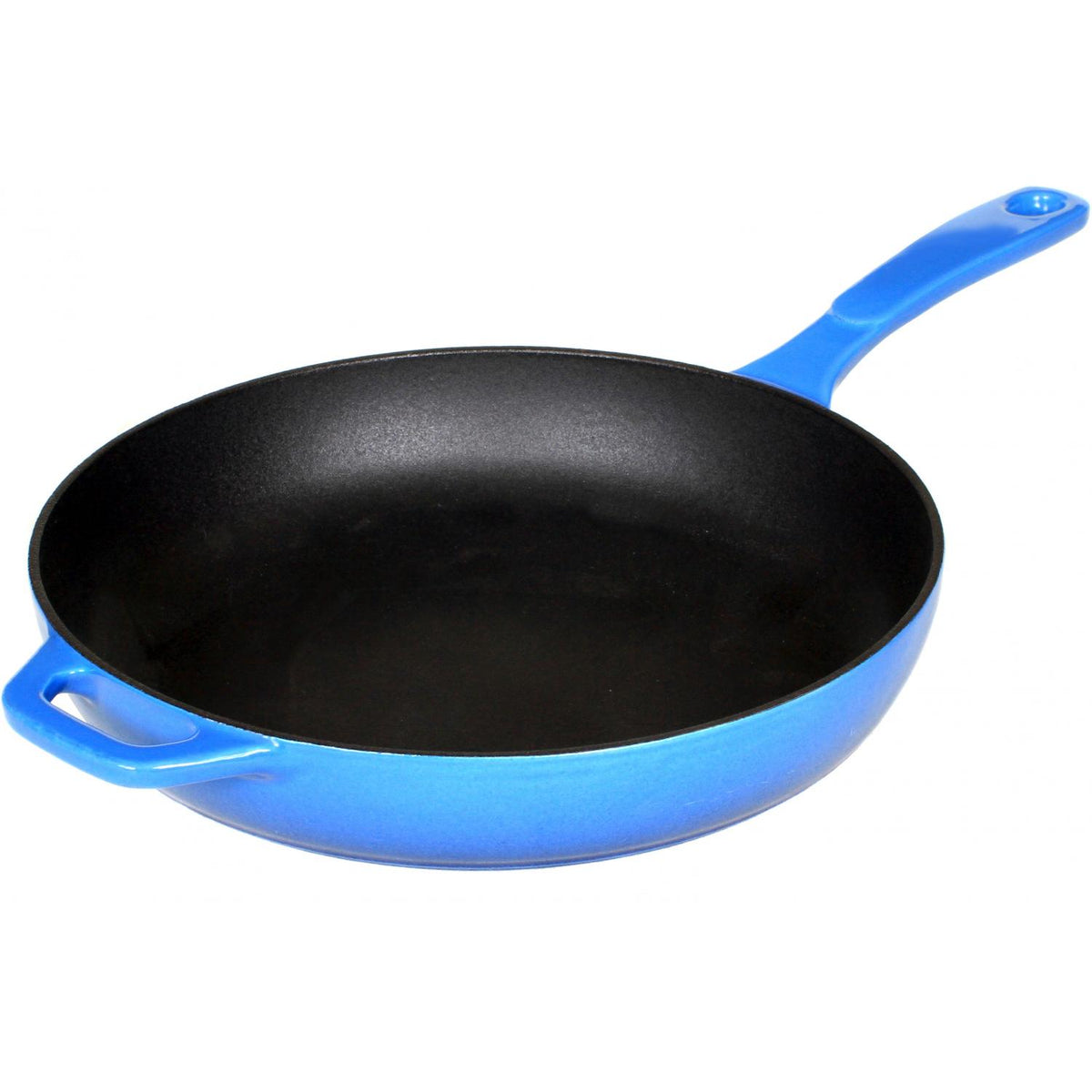 Lodge EC11S33 Color Enamel Cast Iron Skillet, 11", Blue