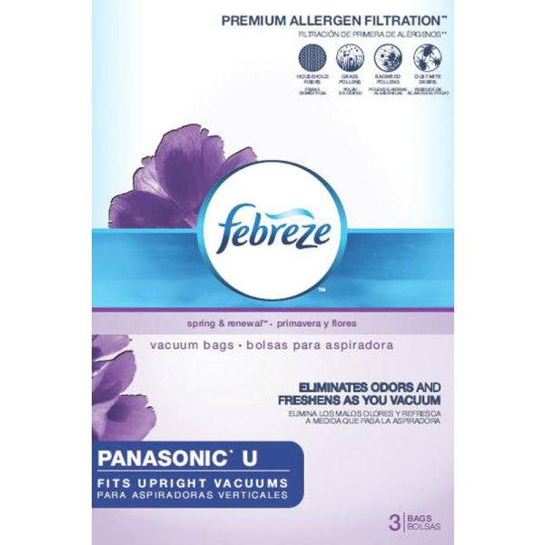 Febreze 11651 Panasonic U Replacement Vacuum Cleaner Bag