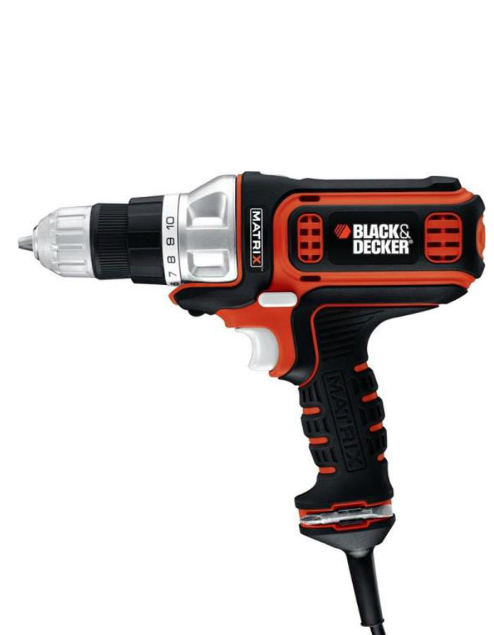 Black & Decker BDEDMT Matrix Ac Corded Drill, 12 Volt – Toolbox Supply