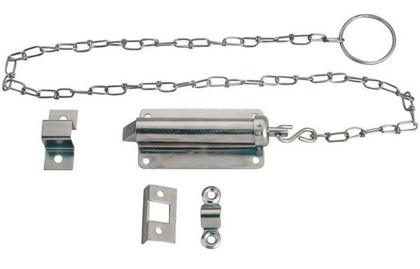 Prosource CL-188-6ZP-PS Chain Bolt, 6", Zinc Plated