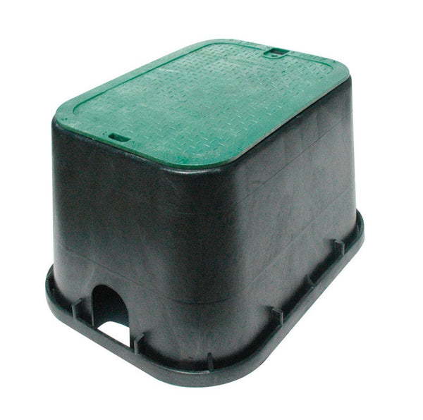 NDS 113BC Rectangle Valve Box With Overlapping Cover, 14" x 19"