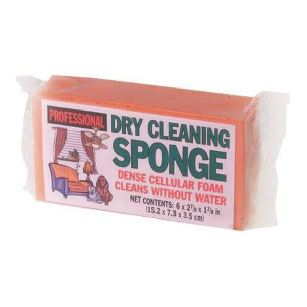 Acme Sponge & Chamois 52200 Dry Cleaning Sponge, Cellular Foam, 6" x 2-7/8" x 1-3/8"