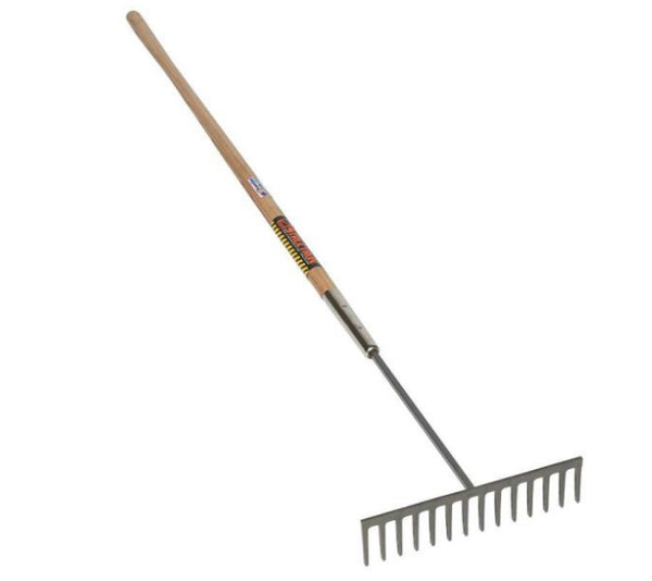 Structron 63128 14-Tine Forged Steel Asphalt Rake, 60"