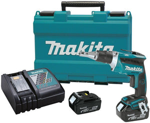 Makita XSF03MB Lithium-Ion Brushless Cordless Drywall Screwdriver Kit, 18 Volt