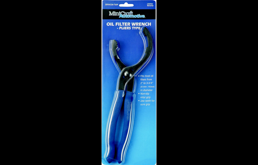 ProSource JL194203L Oil Filter Wrench Pliers, Vinyl