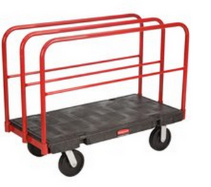 Rubbermaid FG446800BLA Sheet & Panel Truck, 48" X 24"