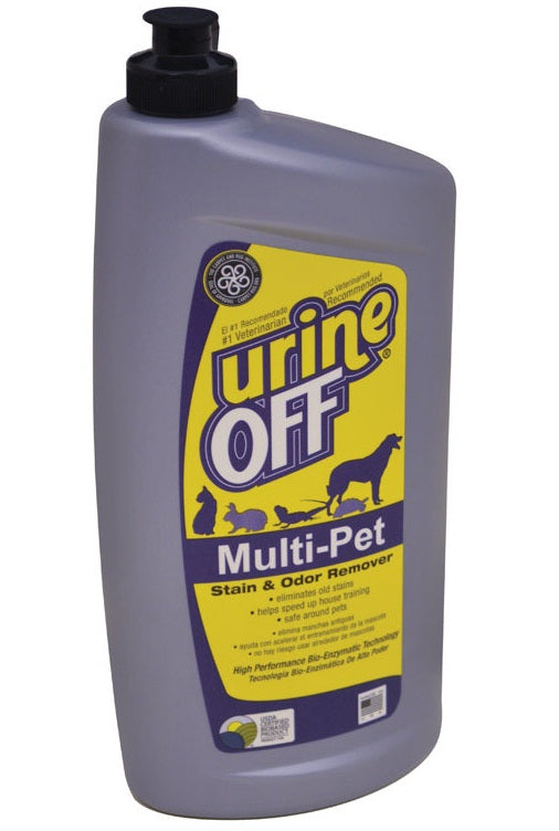 Urine Off MR1050 Multi-Pet Stain and Odor Remover, 32 Oz