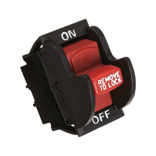 Jandorf 61314 SPST Rocker Switch with Lockout, 20 Amp, 125 Volt