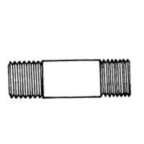 Anderson Metals 38310-0620 Cp Nipple 3/8"X2"