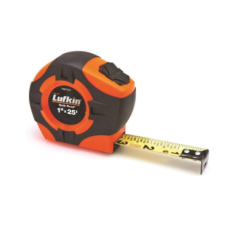 Lufkin PQR1425N Measuring Tape, 1" X 25'
