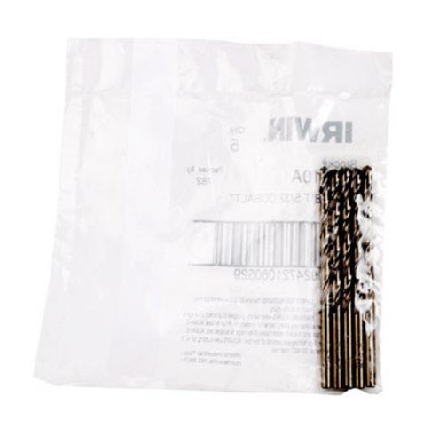 Irwin 63110 Split Point Cobalt High Speed Steel Drill Bit 5/32"