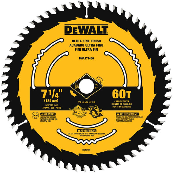 DeWalt DWA171460B10 Circular Saw Blades, 7-1/4 Inch