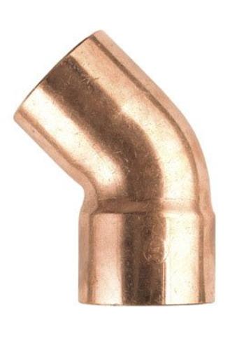 Elkhart 31220 Street Elbow, Copper, 2", 45°