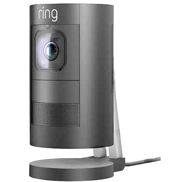 Ring 8SS1E8-BEN0 Stick Up Cam Wired Indoor/Outdoor Standard Security Camera, Black