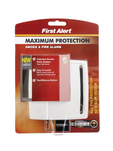 First Alert P900 Photoelectric Smoke Alarm, 9 Volt