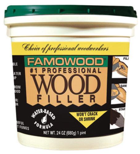 Famowood 40022134 Water Based Wood Filler,1 Pint, Red Oak