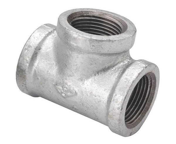 Worldwide Sourcing 11A-2G 2" Galvanized Malleable Tee