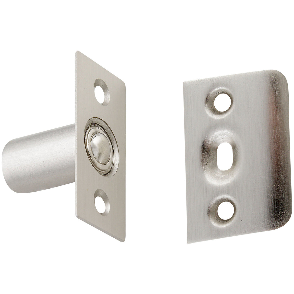 Stanley 830282 Ball Catches, Satin Nickel, 2-1/8"