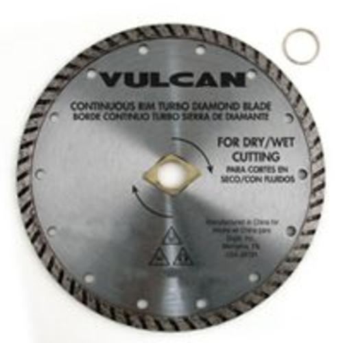Vulcan 937501OR Turbo Continuours Rim Diamond Blade, 7"