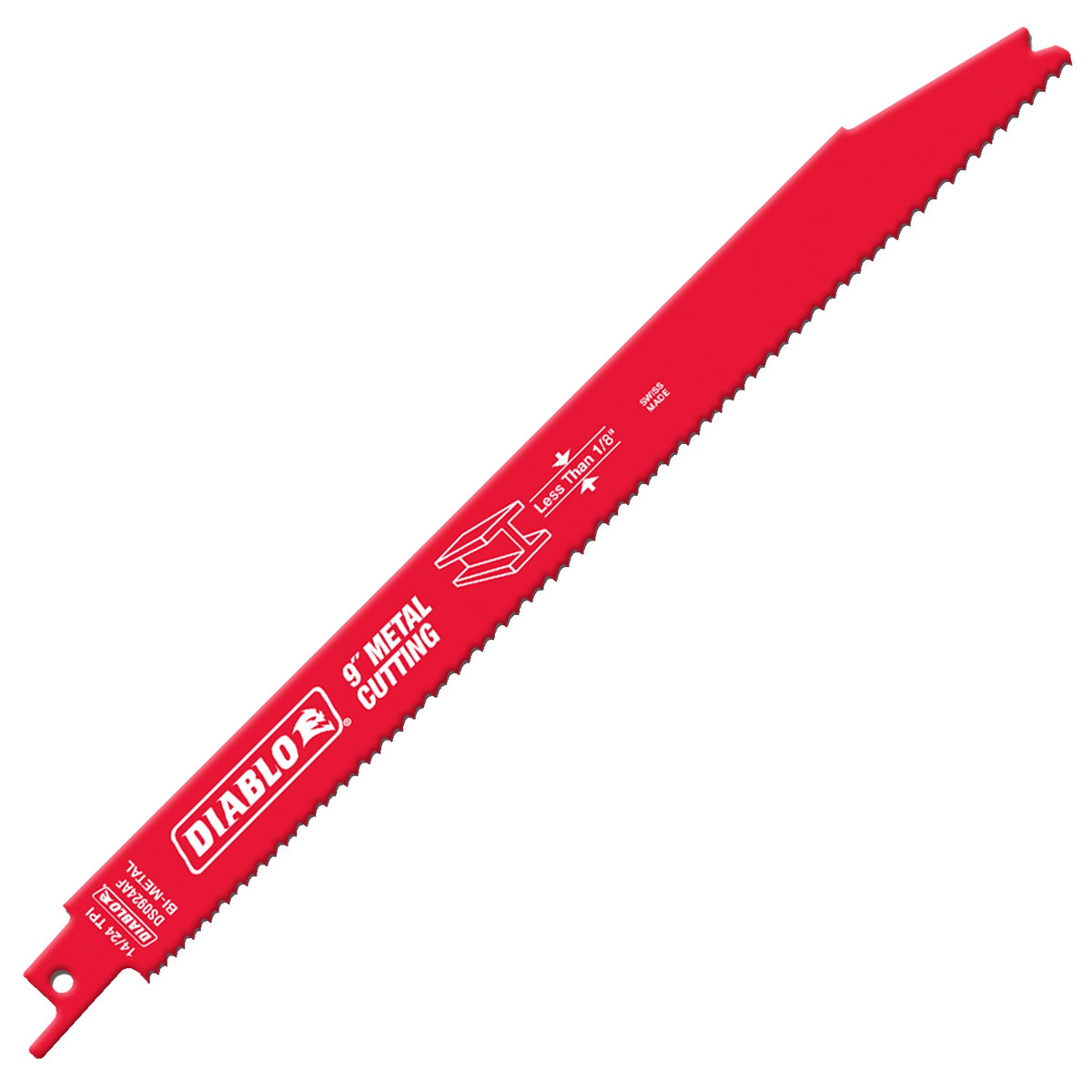 Diablo DS0924AFC Bi-Metal Reciprocating Saw Blade, 9" L