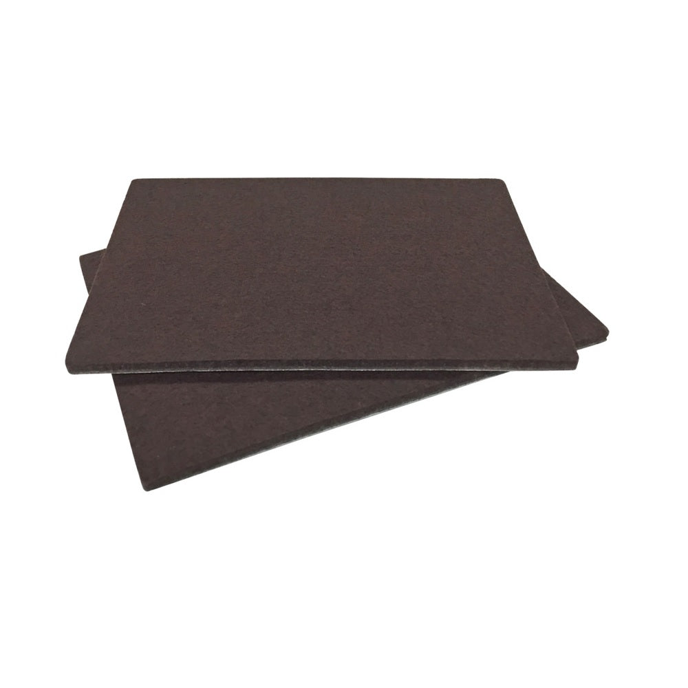 Shepherd 9860 Self-Adhesive Pad 4-1/4" x 6", Brown, 2 pk