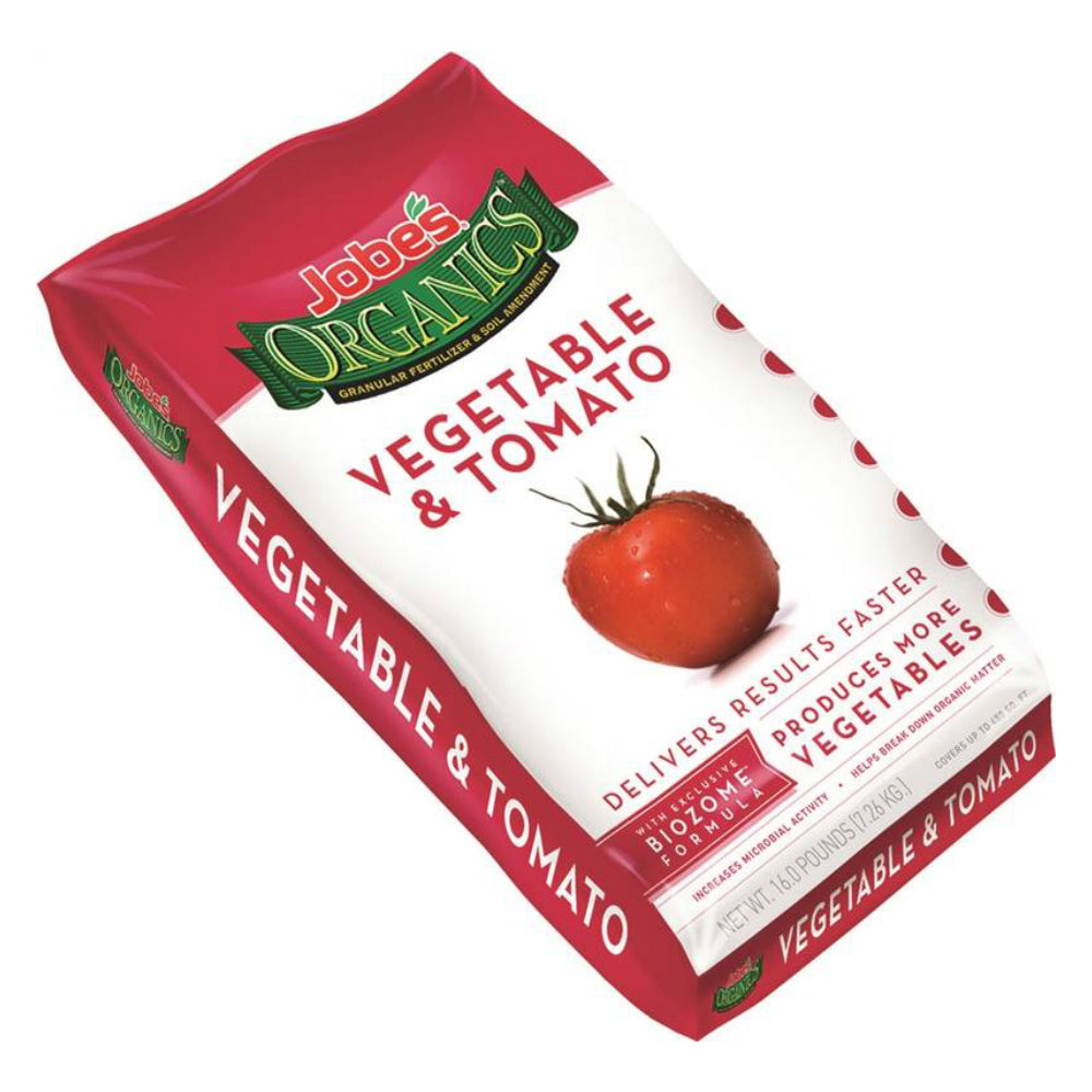 Jobes 09023 Organic Granular Vegetable & Tomato Fertilizer, 16 Lbs.