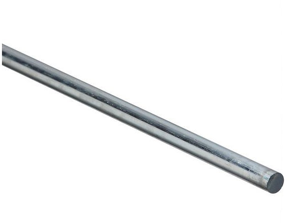 Stanley 216192 Smooth  Steel Round Rods 3/8"X72" - Zinc Plated