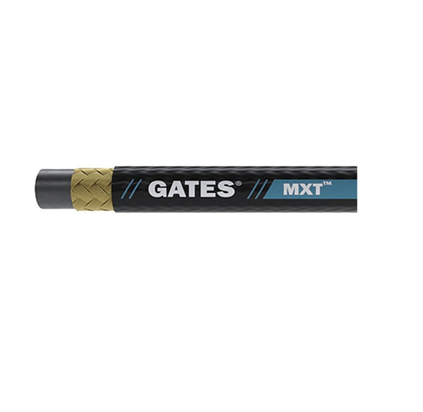 Gates 85037 MXT MegaSys Wire Braid Hose, Black, 6000 PSI