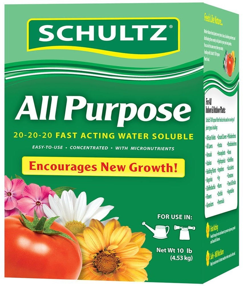 Schultz SPF70680 All Purpose Water Soluble Plant Food, 20-20-20, 1.5 lbs