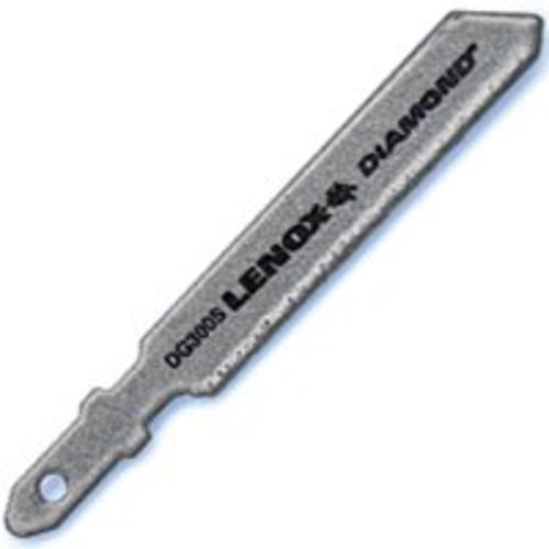 Lenox 12149DG300S Diamond Grit Tile Cutting Jig Saw Blade 3", Nickel