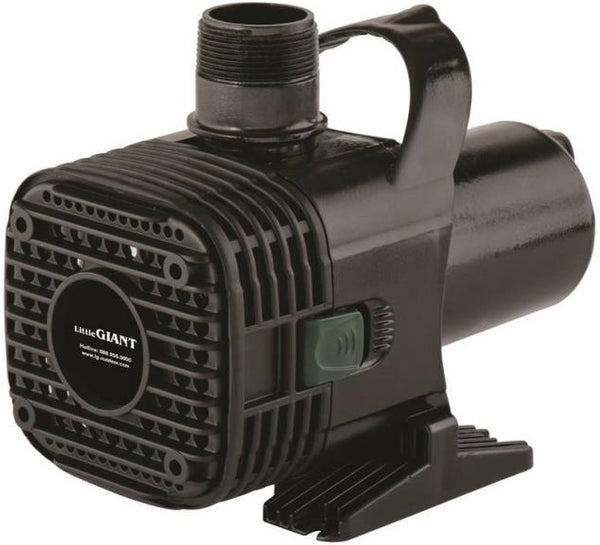 Little Giant 566725 (F20-2700) Wet Rotor Pond Pump, 2700GPH, 20'