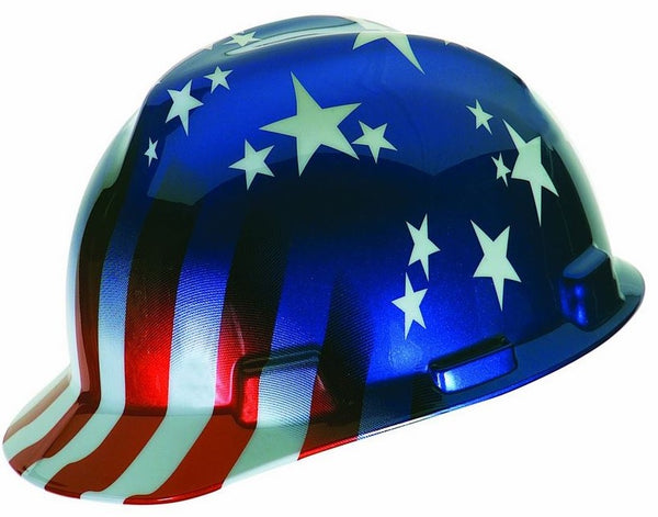 MSA Safety 10052945 USA Patriotic Hard Safety Hat