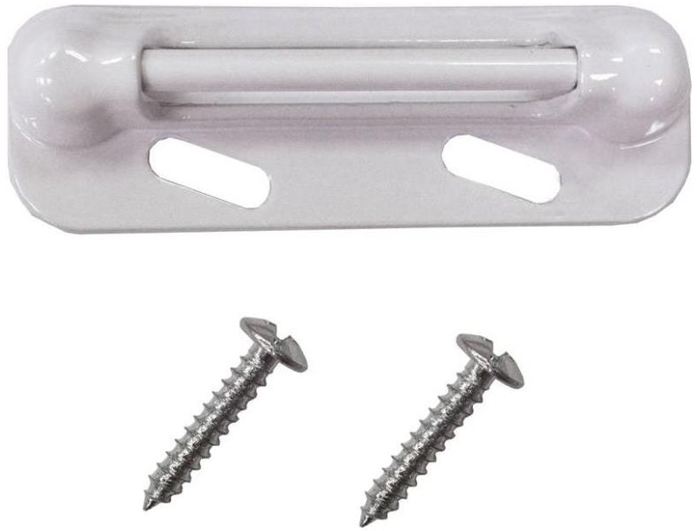 Prosource 41000-UW-PS Storm/Screen Door Strike Plate, White