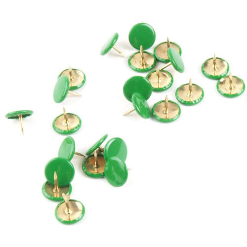 Midwest 21972 Thumb Tacks 24-Piece, Green