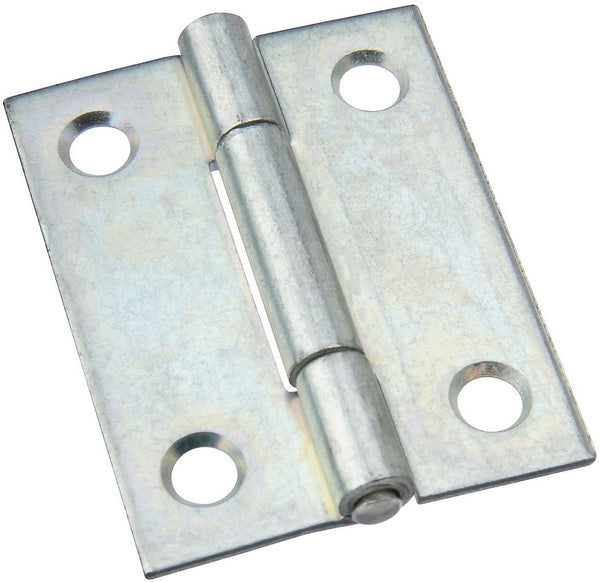 National Hardware N146-142 Non-Removable Pin Hinge, 2", Zinc Plated