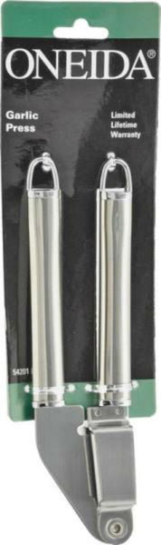 Oneida 54201 Stainless Steel Garlic Press