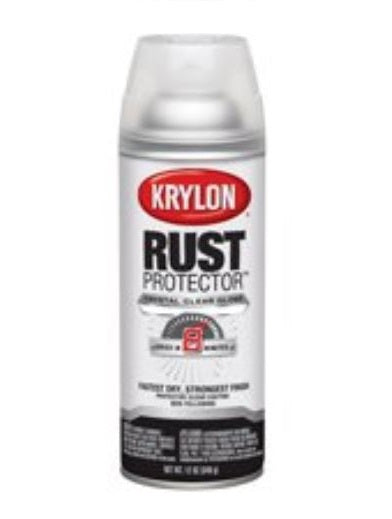 Krylon 69019 Rust Protector Enamel Spray, 12 Oz, Gloss