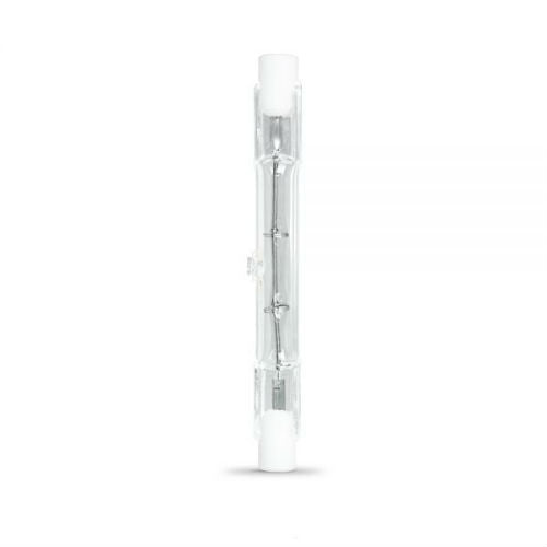 Feit Electric BPQ150T3/CL/S Short Halogen Light Bulb, 150 Watts, 120 Volt