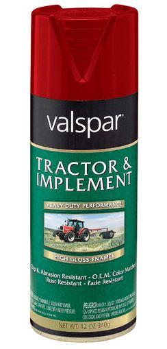 Valspar 018.5339-01.076 Tractor & Implement Spray Paint, 16 Oz, IH Red
